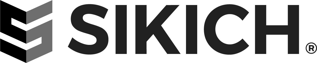 Sikich logo with a stylized geometric S symbol next to the brand name in bold text.