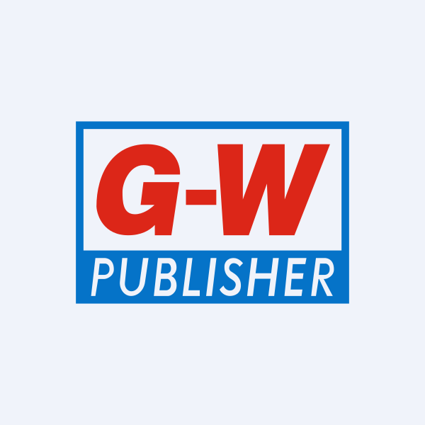 The G-W Publisher logo featuring red text inside a blue rectangle.